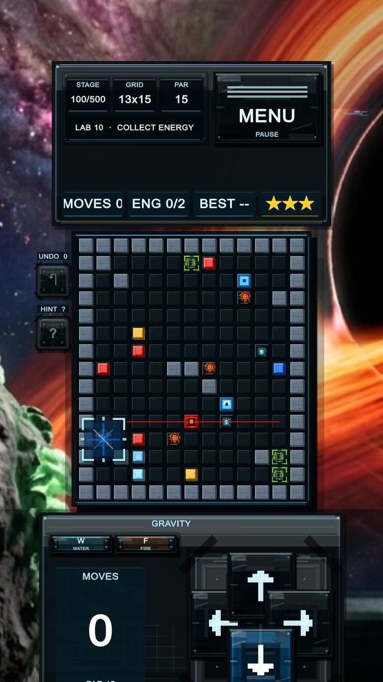 Gravity Station on Android: Lasers and portals